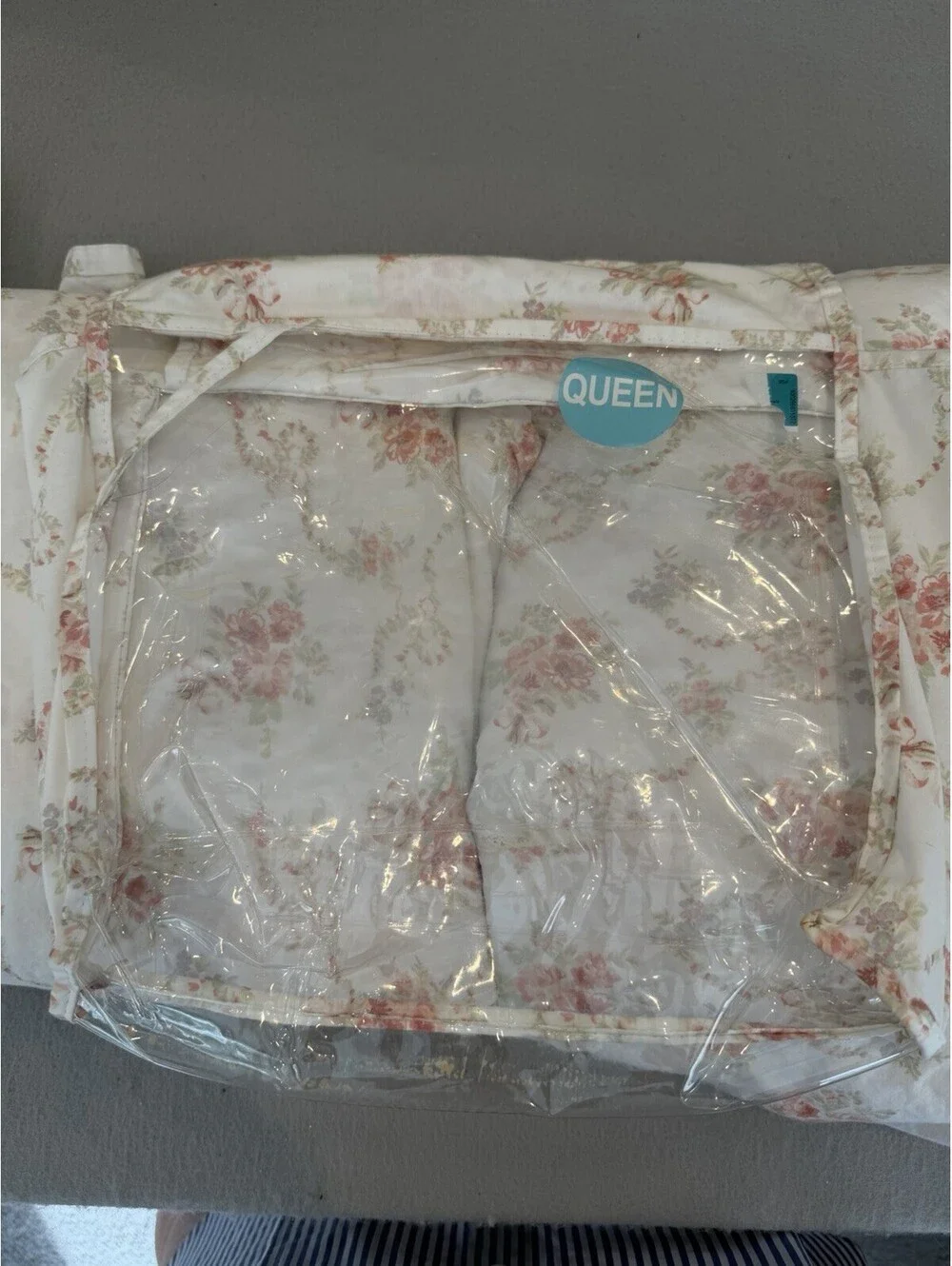 Rachel Ashwell The Farmhouse  Shabby Chic Floral Queen Sheets 4pc Set EUC